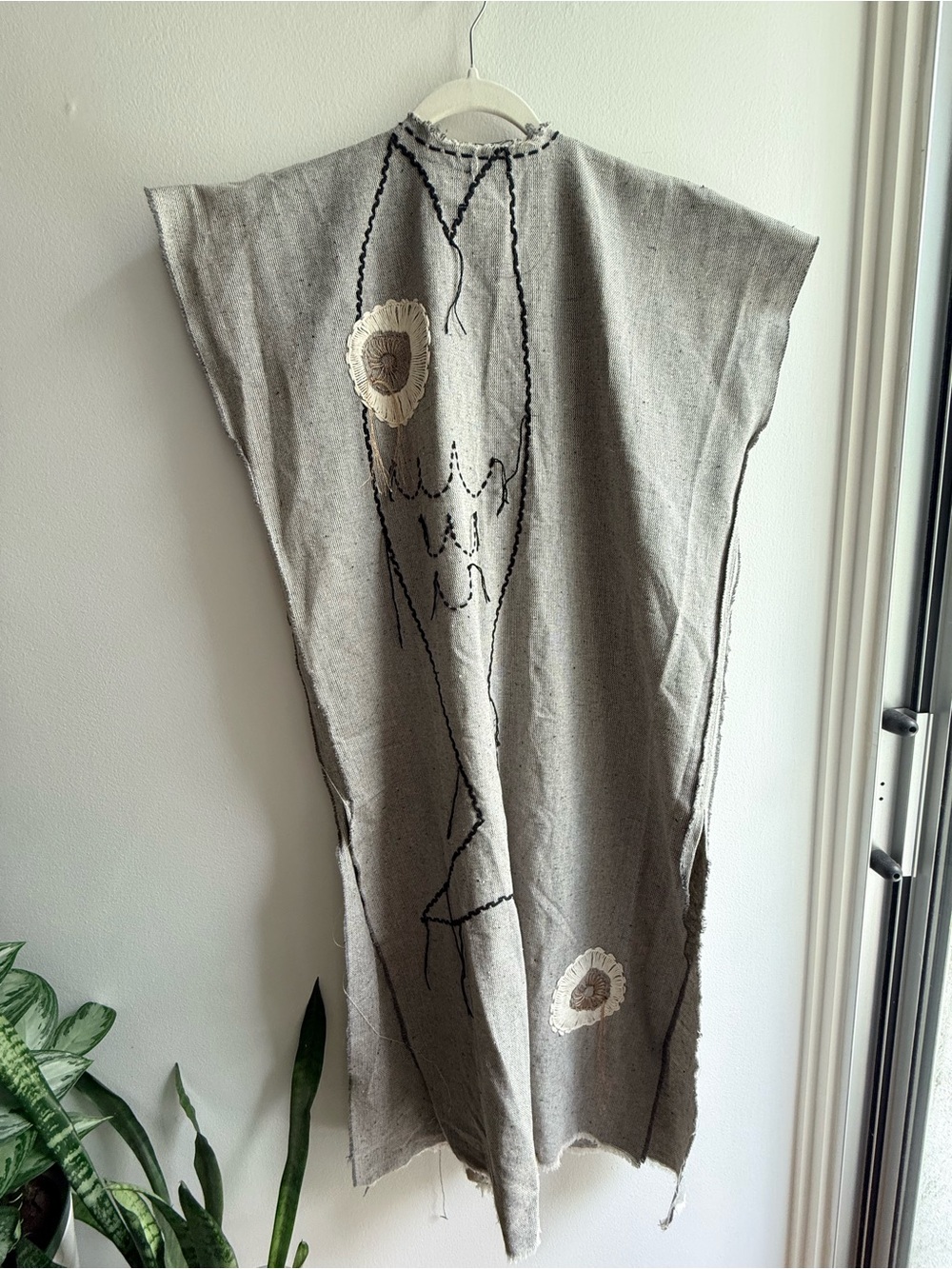 Handmade Shaw with Fish Stitching